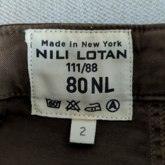 Nili Lotan Jenna trousers, brown. size 2 - Picture 9 of 9